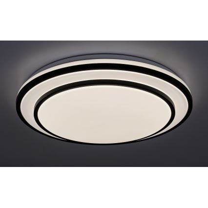 Rabalux - LED Prigušiva stropna svjetiljka LED/40W/230V 3000-6500K crna + daljinski upravljač