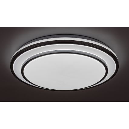 Rabalux - LED Prigušiva stropna svjetiljka LED/40W/230V 3000-6500K srebrna + daljinski upravljač