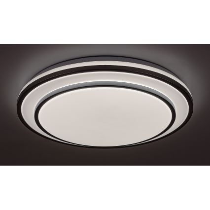 Rabalux - LED Prigušiva stropna svjetiljka LED/40W/230V 3000-6500K srebrna + daljinski upravljač