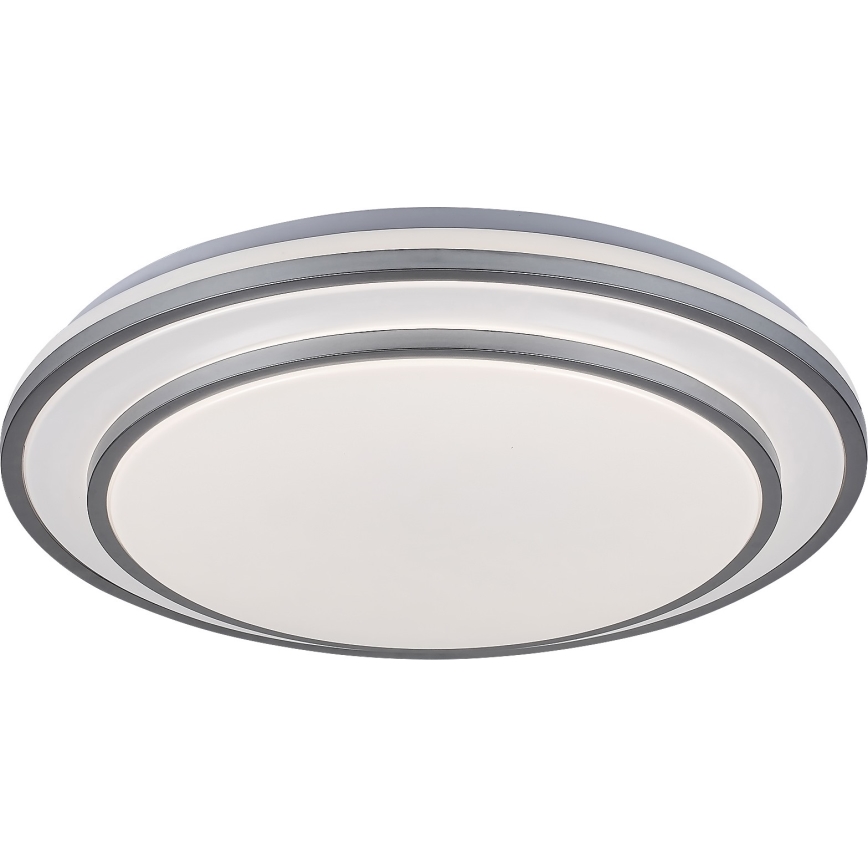Rabalux - LED Prigušiva stropna svjetiljka LED/40W/230V 3000-6500K srebrna + daljinski upravljač
