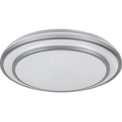 Rabalux - LED Prigušiva stropna svjetiljka LED/40W/230V 3000-6500K srebrna + daljinski upravljač