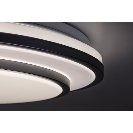 Rabalux - LED Prigušiva stropna svjetiljka LED/40W/230V 3000-6500K srebrna + daljinski upravljač