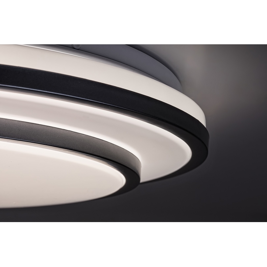 Rabalux - LED Prigušiva stropna svjetiljka LED/40W/230V 3000-6500K srebrna + daljinski upravljač