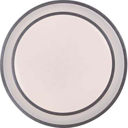 Rabalux - LED Prigušiva stropna svjetiljka LED/40W/230V 3000-6500K srebrna + daljinski upravljač