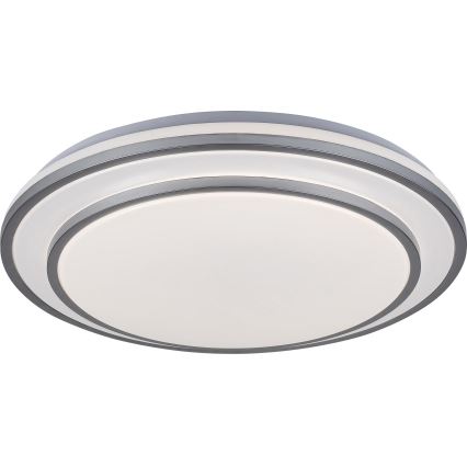 Rabalux - LED Prigušiva stropna svjetiljka LED/40W/230V 3000-6500K srebrna + daljinski upravljač