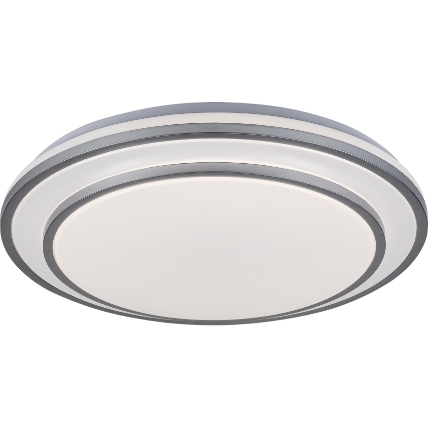 Rabalux - LED Prigušiva stropna svjetiljka LED/40W/230V 3000-6500K srebrna + daljinski upravljač