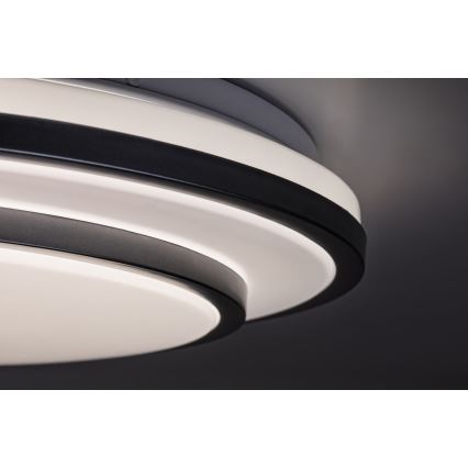 Rabalux - LED Prigušiva stropna svjetiljka LED/40W/230V 3000-6500K srebrna + daljinski upravljač