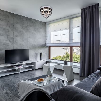 Rabalux - Kristalni nadgradni luster LED/20W/230V + 3xE14/40W Ø 30 cm