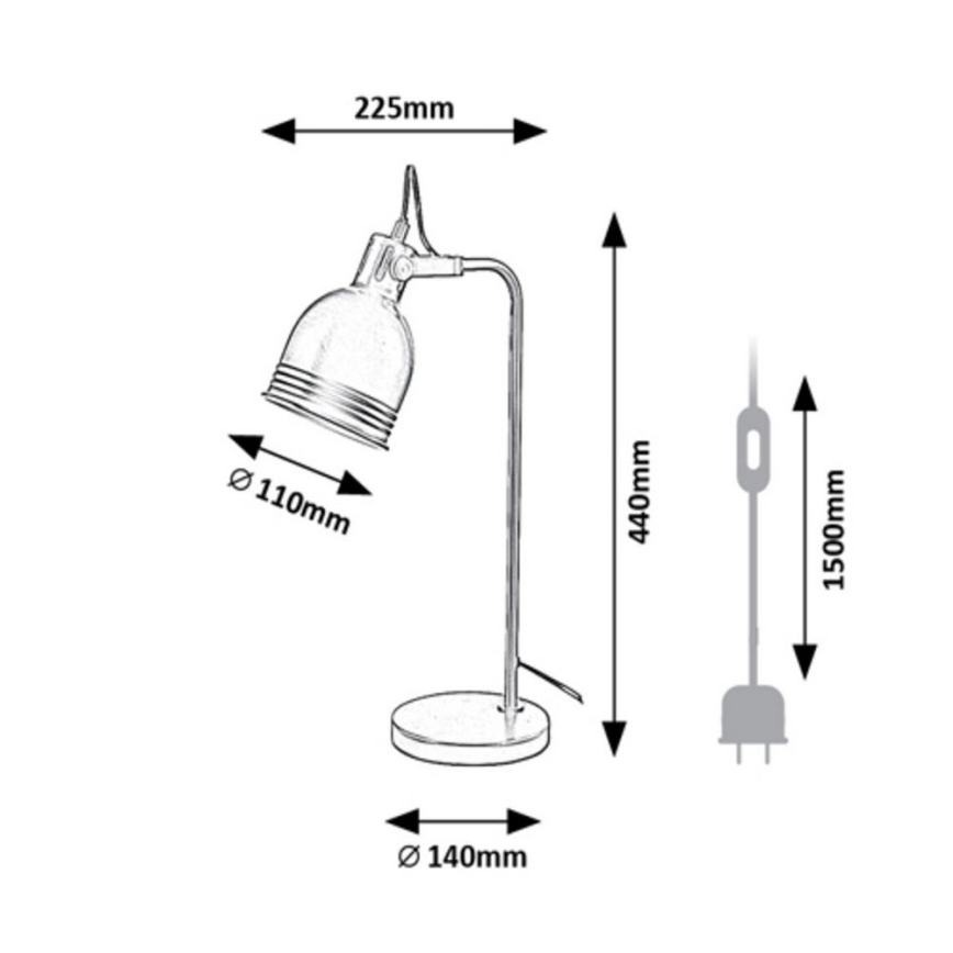 Rabalux - Stolna lampa 1xE14/25W/230V bež