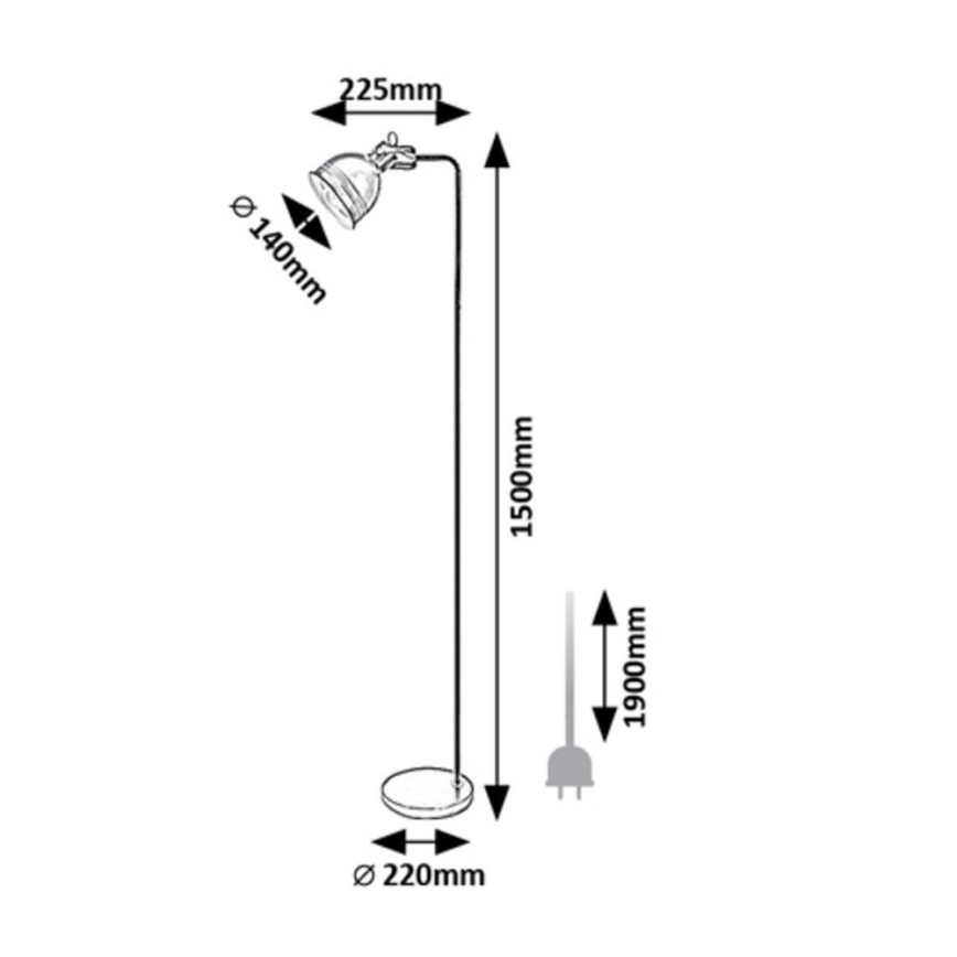 Rabalux - Stajaća lampa 1xE27/40W/230V bežičasta