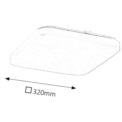 Rabalux - LED stropno svjetlo LED/32W/230V 32x32 cm
