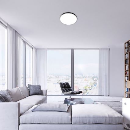 Rabalux - LED RGB Prigušiva stropna svjetiljka LED/22W/230V Wi-Fi Tuya + daljinski upravljač