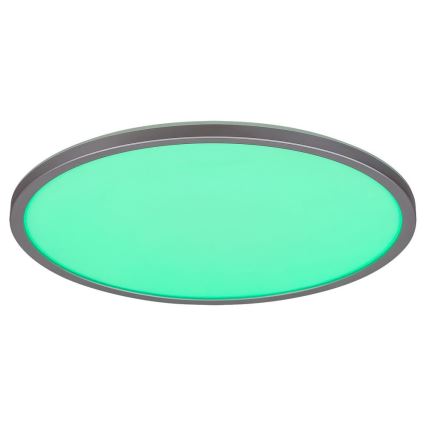 Rabalux - LED RGB Prigušiva stropna svjetiljka LED/22W/230V Wi-Fi Tuya + daljinski upravljač