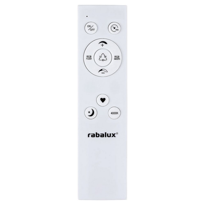 Rabalux - LED RGB Prigušiva stropna svjetiljka LED/22W/230V Wi-Fi Tuya + daljinski upravljač
