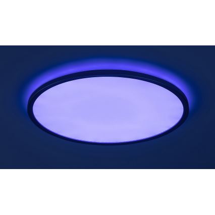 Rabalux - LED RGB prigušiva stropna svjetiljka LED/22W/230V Wi-Fi Tuya + daljinski upravljač Ø 41,5 cm