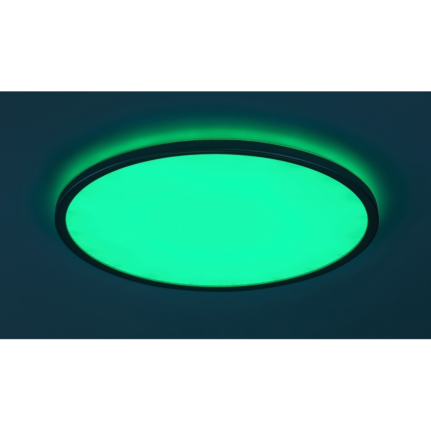 Rabalux - LED RGB prigušiva stropna svjetiljka LED/22W/230V Wi-Fi Tuya + daljinski upravljač Ø 41,5 cm