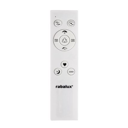 Rabalux - LED RGB prigušiva stropna svjetiljka LED/22W/230V Wi-Fi Tuya + daljinski upravljač Ø 41,5 cm