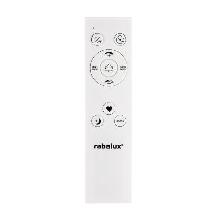 Rabalux - LED RGB Prigušiva stropna svjetiljka LED/22W/230V Wi-Fi + daljinski upravljač