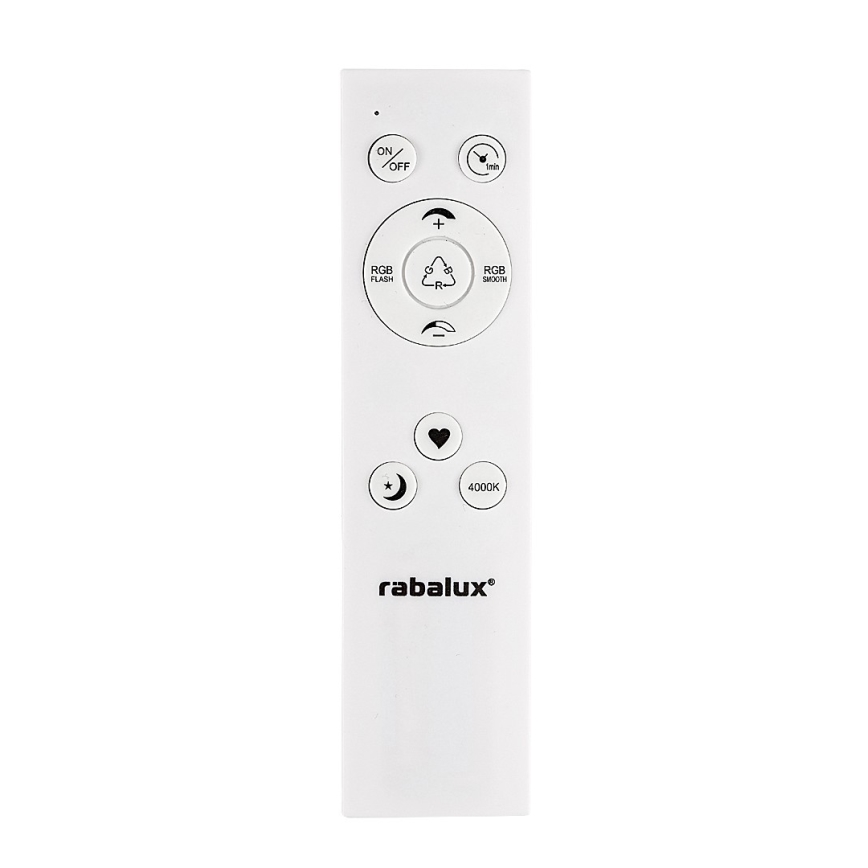 Rabalux - LED RGB Prigušiva stropna svjetiljka LED/22W/230V Wi-Fi Tuya + daljinski upravljač