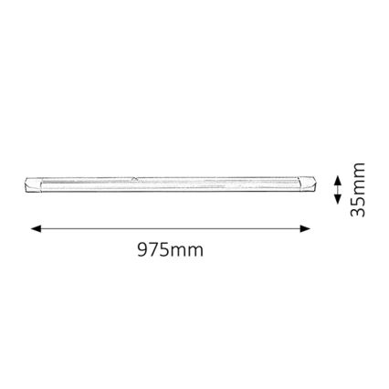 Rabalux - Svjetiljka ispod kuhinjskih ormara G13/30W/230V