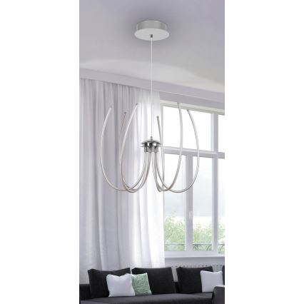 Rabalux 2434 - LED Luster ALISHA LED/62W/230V srebrna