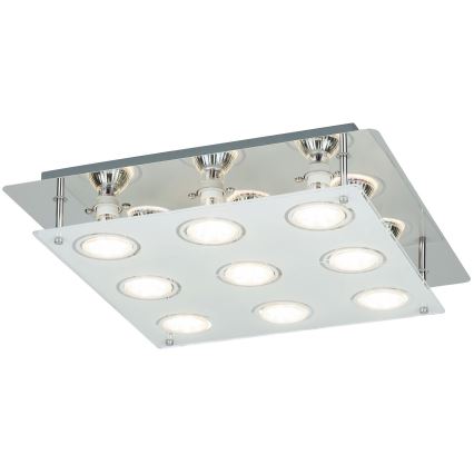 Rabalux - LED stropna svjetiljka NAOMI 9xGU10/5W 38x38 cm