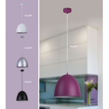 Rabalux - Luster OLIVIA 1xE27/60W/230V Ø 30 cm