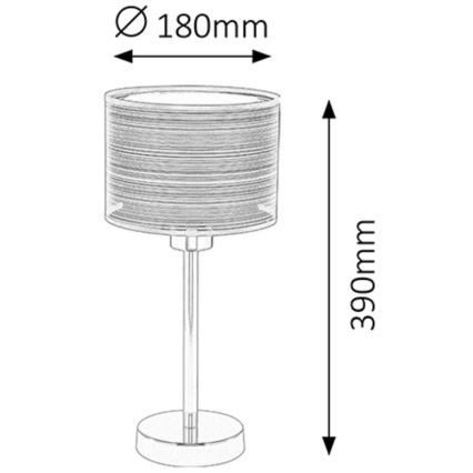 Rabalux - Stolna lampa E27/60W