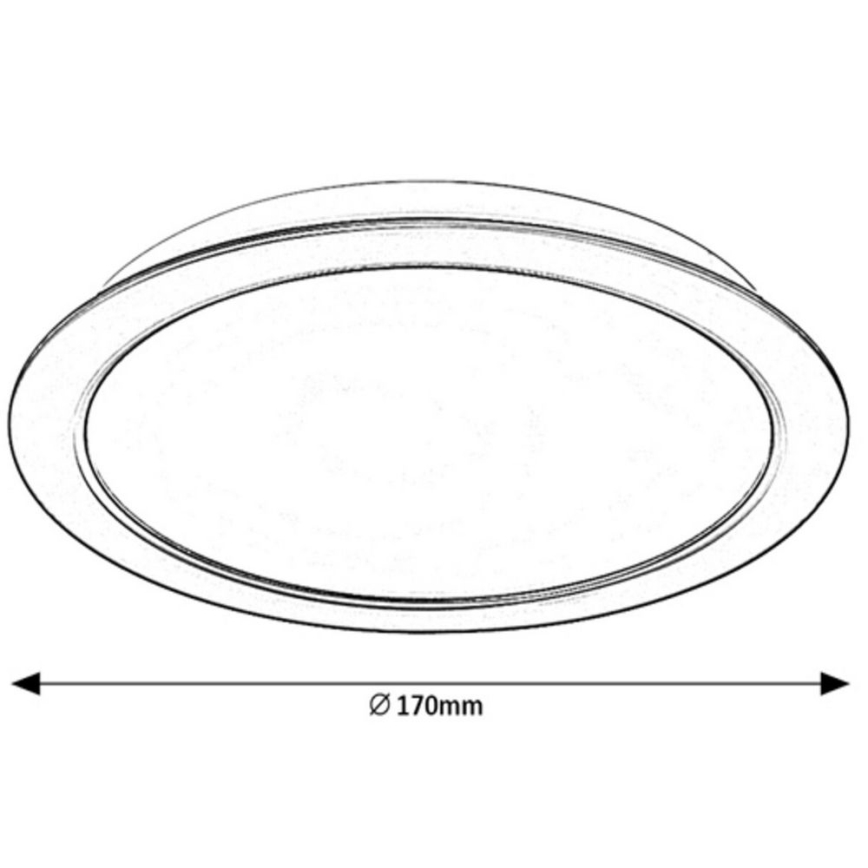 Rabalux - LED ugradbena svjetiljka LED/17W/230V promjer 17 cm