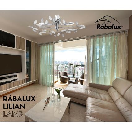 Rabalux - Stropna svjetiljka 4xE14/40W/230V 46,5x69,5 cm