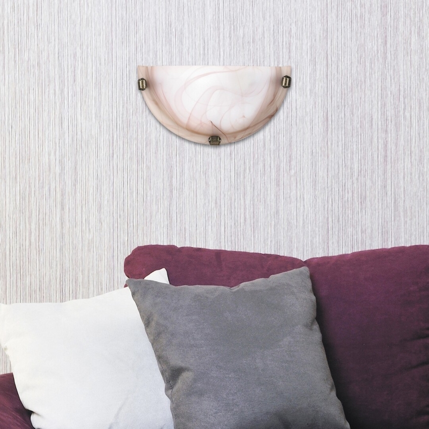 Rabalux - Zidna svjetiljka 1xE27/60W/230V alabastarsko staklo