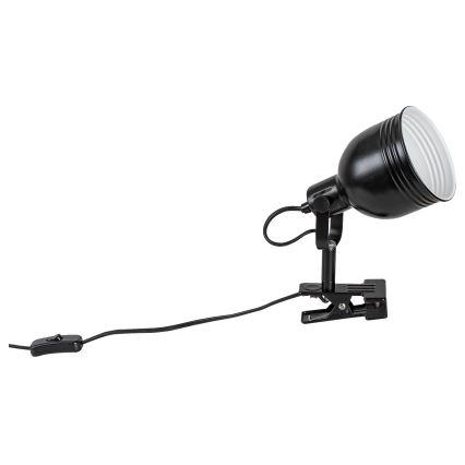 Rabalux - Lampa s kvačicom 1xE14/25W/230V crna