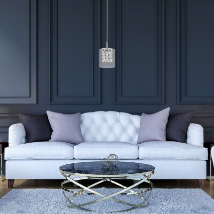 Rabalux - Kristalni luster na užetu 1xG9/40W/230V