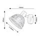 Rabalux - Zidna reflektorska svjetiljka 1xE14/15W/230V ratan