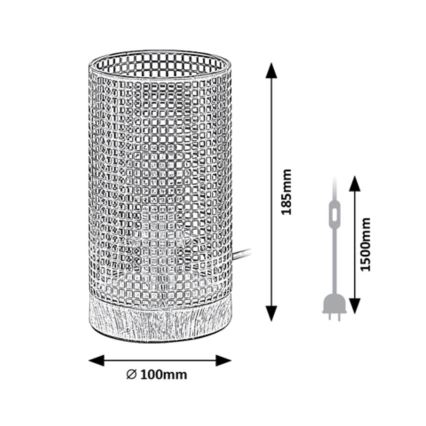 Rabalux - Stolna lampa 1xE14/25W/230V