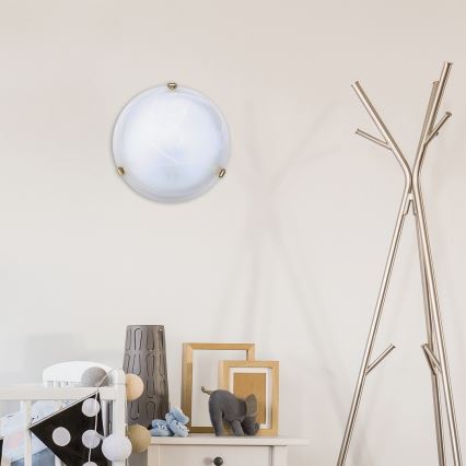 Rabalux - Stropna svjetiljka 1xE27/60W/230V alabastreno staklo