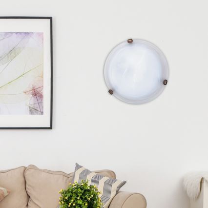 Rabalux - Stropna svjetiljka 1xE27/60W/230V, alabastarsko staklo