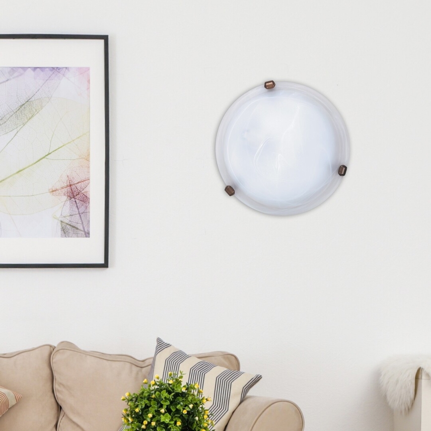 Rabalux - Stropna svjetiljka 1xE27/60W/230V, alabastarsko staklo