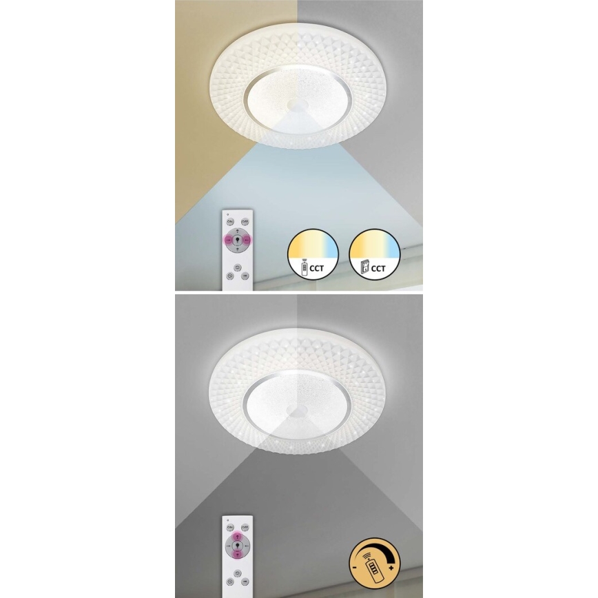 Rabalux - LED Prigušiva stropna svjetiljka LED/72W/230V 3000-6500K + daljinski upravljač