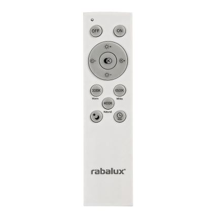 Rabalux - LED Prigušiva stropna svjetiljka LED/72W/230V 3000-6500K + daljinski upravljač