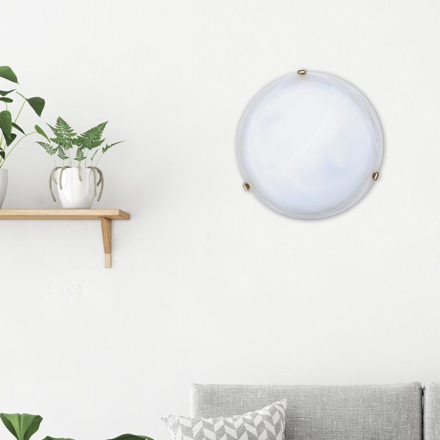 Rabalux - Stropna svjetiljka 2xE27/60W/230V alabastreno staklo