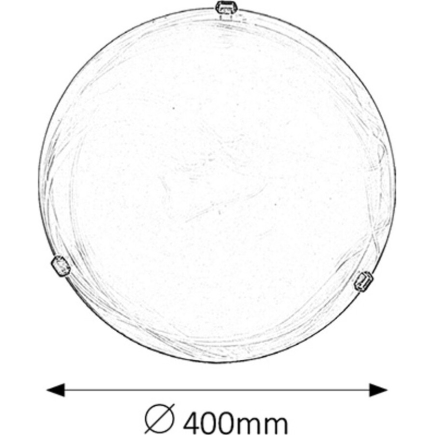 Rabalux - Stropna svjetiljka 2xE27/60W/230V alabastersko staklo