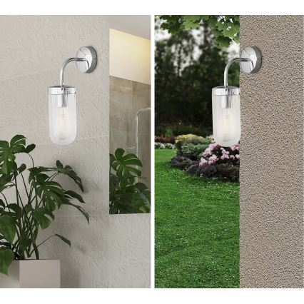 Rabalux - Zidna kupaonska svjetiljka 1xE27/60W/230V IP44 crna