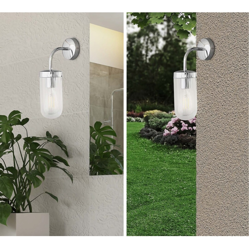 Rabalux - Zidna kupaonska svjetiljka 1xE27/60W/230V IP44 crna