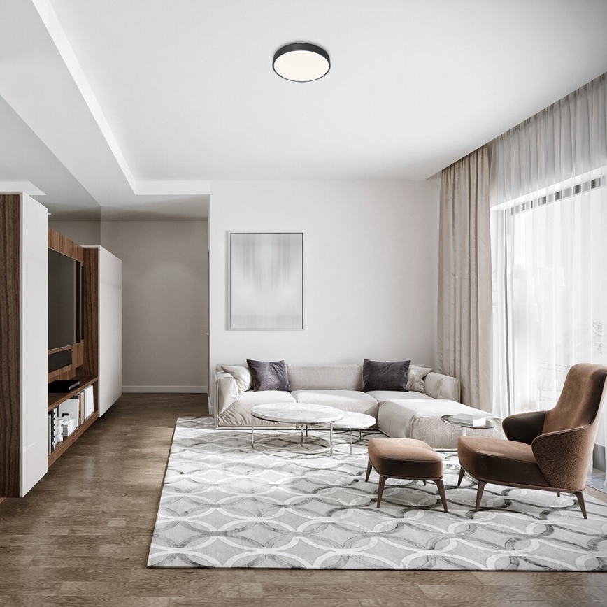 Rabalux - LED stropna svjetiljka LED/36W/230V Ø 40 cm crna