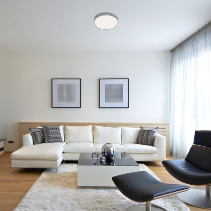 Rabalux - LED stropno svjetlo LED/36W/230V pr. 40 cm srebrno