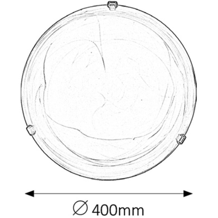Rabalux - Stropna svjetiljka 2xE27/60W/230V alabastreno staklo
