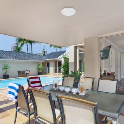 Rabalux - LED Stropna svjetiljka za kupaonicu sa senzorom LED/12W/230V IP44