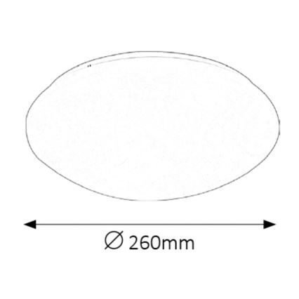 Rabalux - LED Stropna svjetiljka za kupaonicu LED/12W/230V IP44