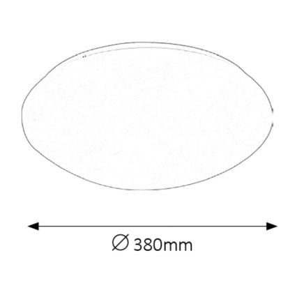 Rabalux - LED Stropna svjetiljka za kupaonicu LED/24W/230V IP44